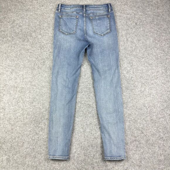 Vigoss Ace High Rise Super Skinny Jeans Womens 27 Light Wash Button Fly Stretch - Picture 4 of 16